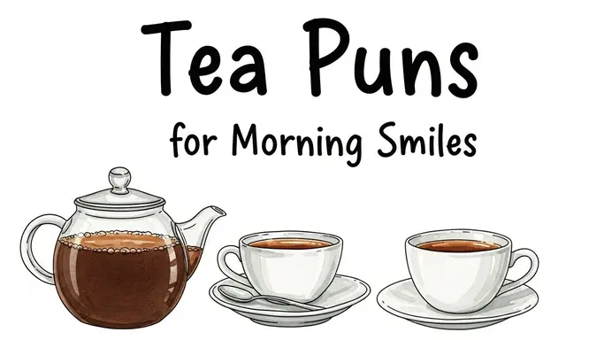 Tea Puns for Morning Smiles