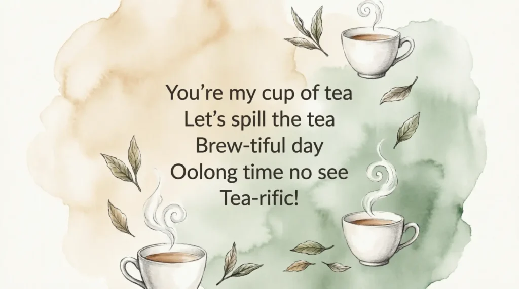 Tea Puns One Liners