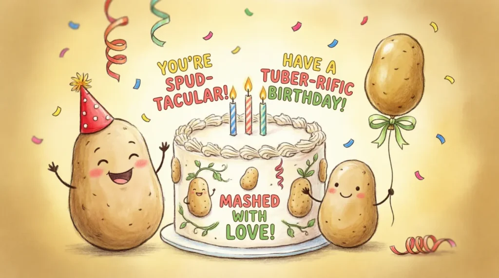 The Potato Puns for Birthday