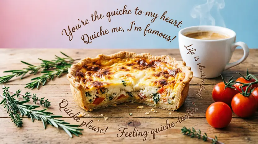 The Quiche Puns For Captions