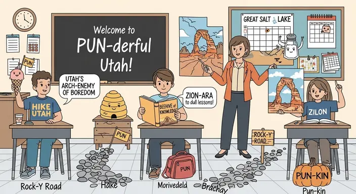 Utah School-Friendly Puns