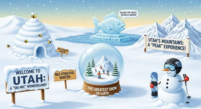 Utah Snow & Winter Puns