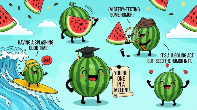 Watermelon Puns for Jokes & Laughs