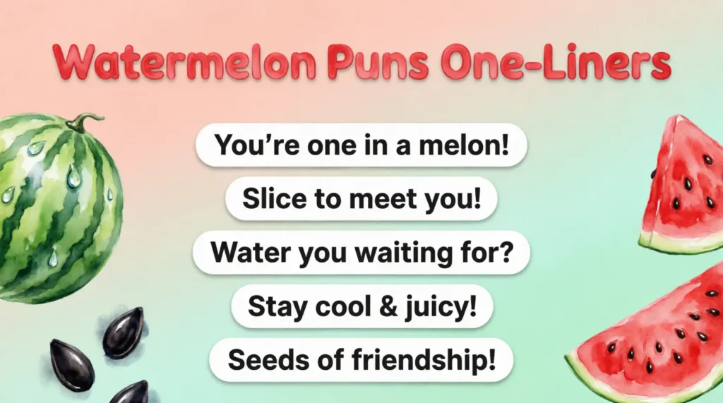 Watermelon Puns One Liners