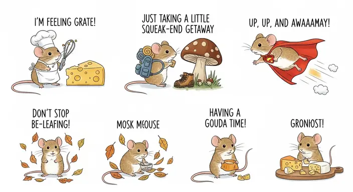 Wholesome Mouse Puns