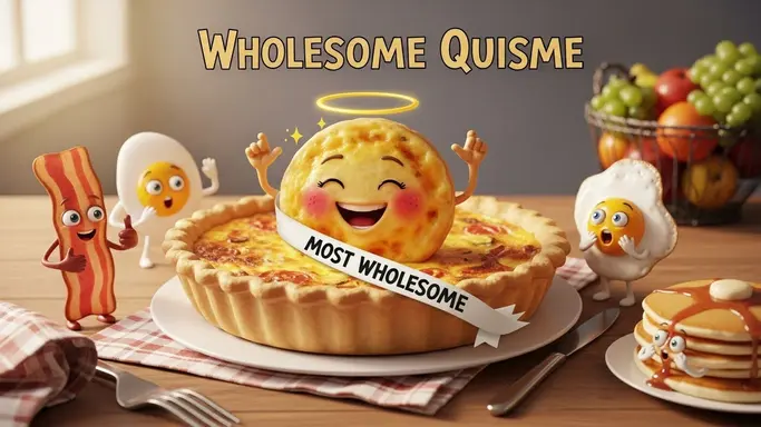 Wholesome Quiche Humor