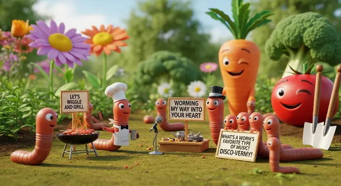 Worm Puns for Garden Lovers
