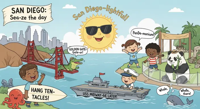 San Diego Puns for Kids