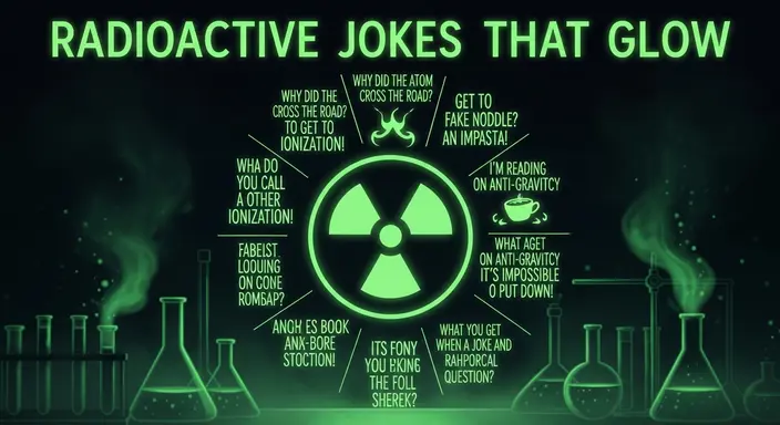 Radioactive Jokes That Glow