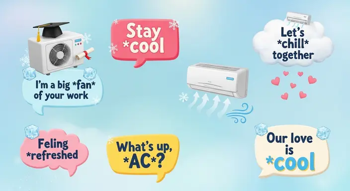 Air Conditioner Puns for Instagram Captions