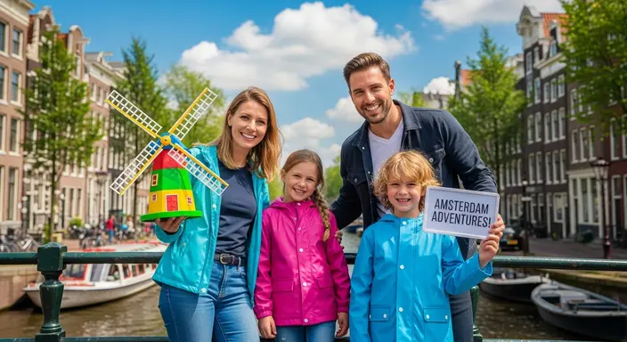 Amsterdam Instagram Captions (Kids-Friendly)