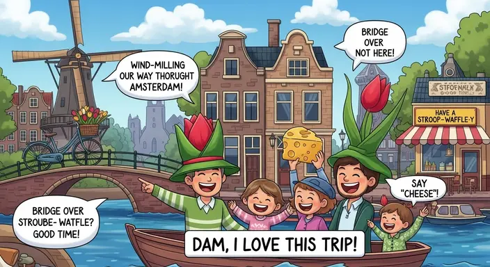 Amsterdam Puns for Family Trips