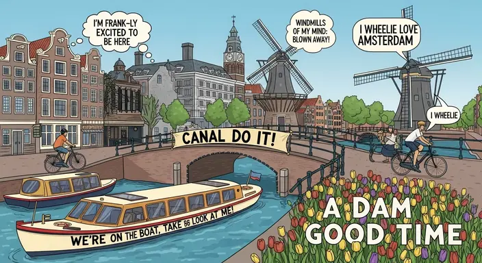 Amsterdam Travel Puns