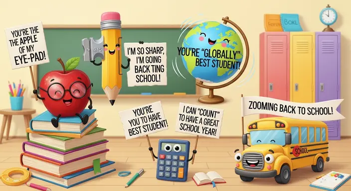 Back to School Puns for Kids