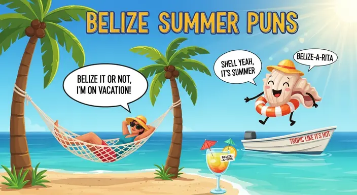 Belize Summer Puns
