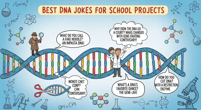 Best DNA Jokes for School Projects