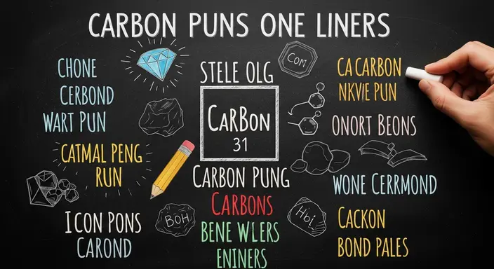 Carbon Puns One Liners