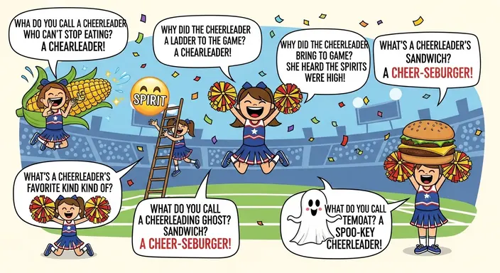 Cheerleader Puns for Kids