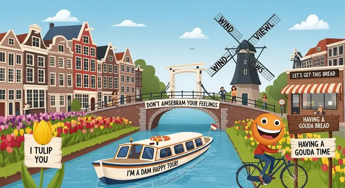 Clean Amsterdam Puns