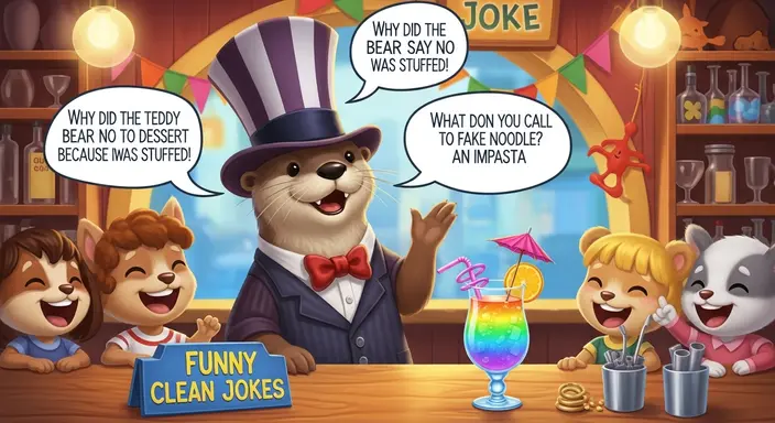 Clean Bartender Jokes for Kids