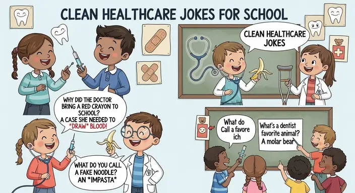 Clean Healthcare Jokes for School