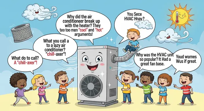 Clean HVAC Jokes for Kids