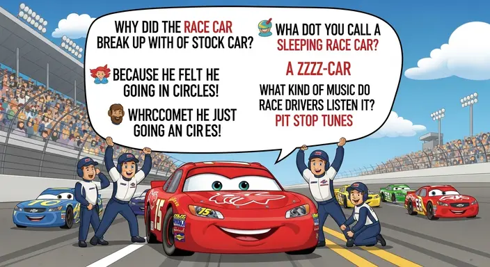 Clean NASCAR Jokes for Kids