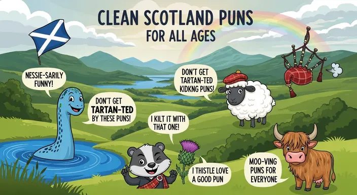 Clean Scotland Puns for All Ages