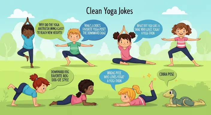 Clean Yoga Jokes for Kids