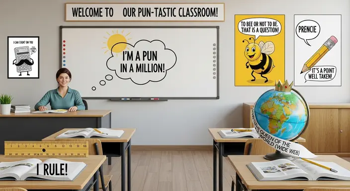 Clever Classroom Puns