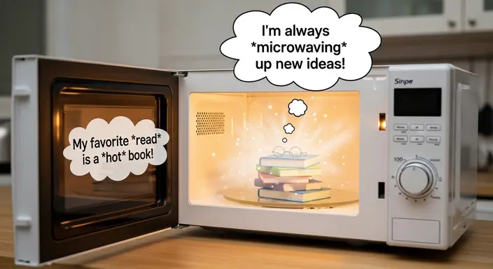 Clever Microwave Wordplay