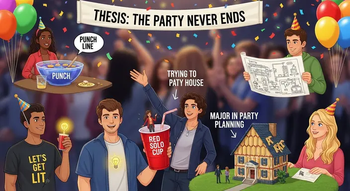 College Party Puns