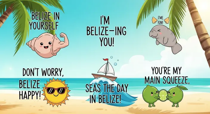 Cute Belize Puns