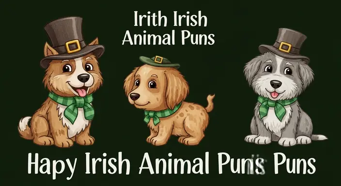 Cute Irish Animal Puns