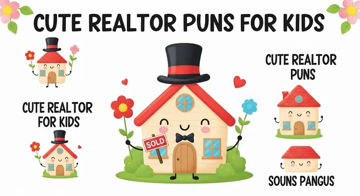 Cute Realtor Puns for Kids