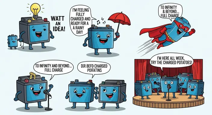 Electric Car Battery Puns