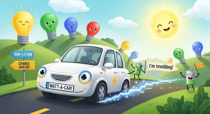 Funny Electric Car Puns for Kids