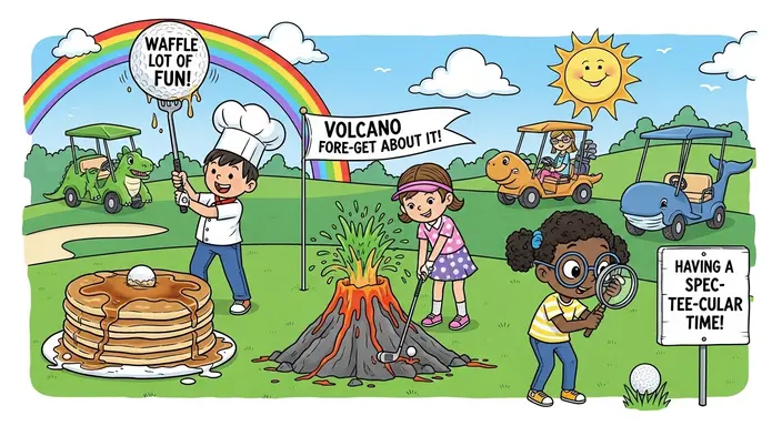 Funny Golf Puns for Kids