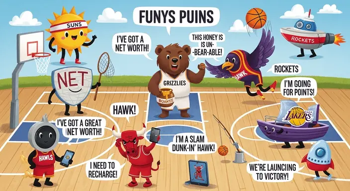 Funny NBA Puns for Kids