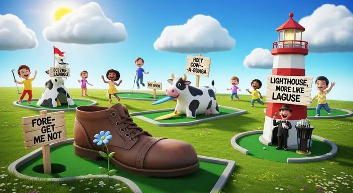 Funny Putt Putt Puns for Kids