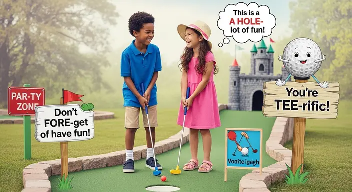 Golf Puns for Kidsâ Conversations