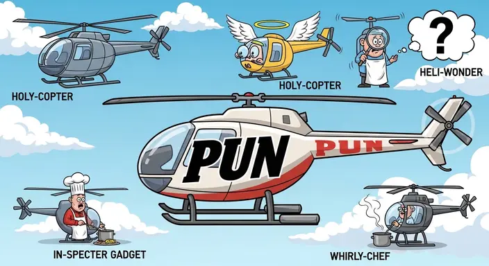 Helicopter Puns for Extra Laughs