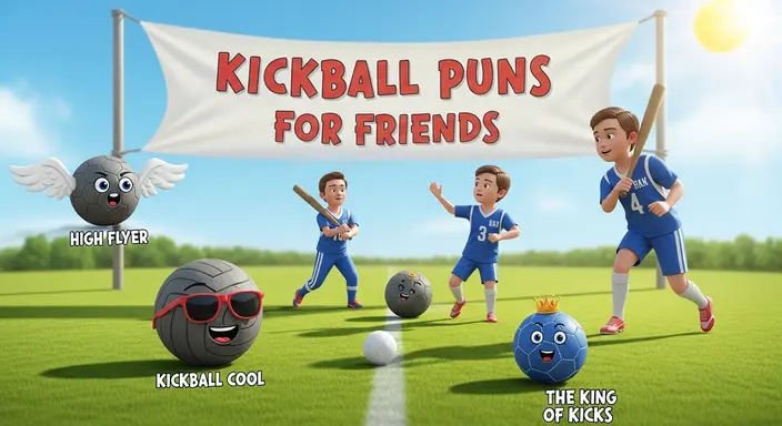 Kickball Puns for Friends