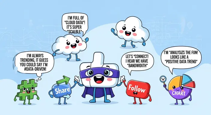 Kid-Friendly Data Puns About Social Media