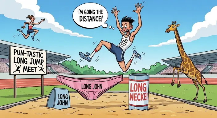 Long Jump Puns
