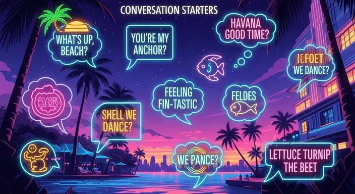 Miami Conversation Starters (Pun Style)