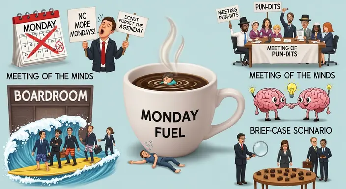 Monday Meeting Puns