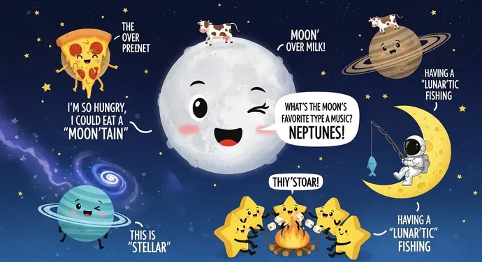 Moon Puns for Kids