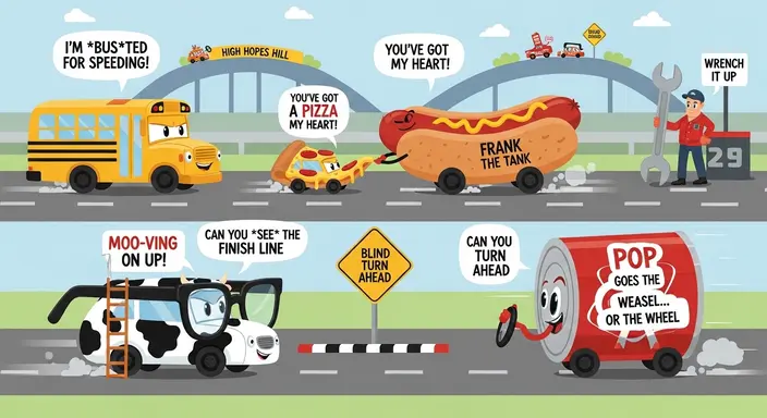 NASCAR Puns for Kids