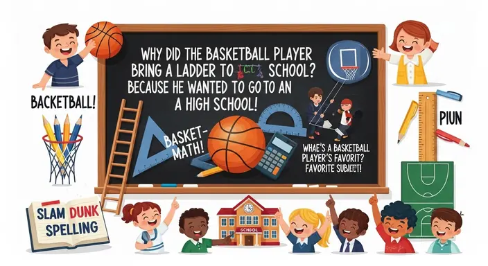 NBA Basketball Puns for School & Classrooms